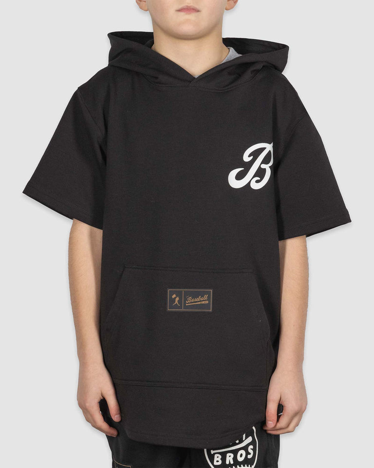 Bat Bros Short Sleeve Hoodie - Youth