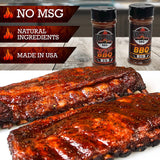 10-42 BBQ Brisket Rub | All-Natural Spice Seasoning for Steak. Rib. Beef Brisket | Barbecue Meat Seasoning Dry Rub | BBQ Rubs and Spices for Smoking and Grilling | No MSG. 5.5.Oz Bottle
