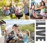 12PCS Kabob Skewers Flat Metal Stainless Steel BBQ Barbecue Skewer 16 Anti-Roll Heavy Duty Shish Kebob Sticks Wide Reusable Grilling Skewers Set for Meat Shrimp Chicken Vegetable Kebab Fork Sausage…