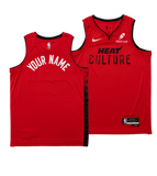Personalized Nike HEAT Culture: Blood Red Swingman Jersey - Summer Mashup