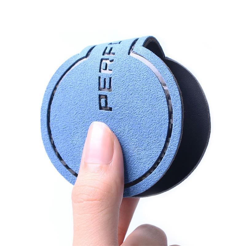 2023 Model 3/Y Alcantara Car Coaster Water Cup Holder Anti-Slip Pad Coaster Double Holder For Tesla (2021-2023)