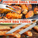 21PCS Professional Stainless Steel Grill Accessories Set for Men Dad Women - Perfect Grill Gift on Father'S Day. Christmas. Birthday - Complete BBQ Kit for Outdoor Camping Barbecue