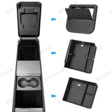 2024 Model 3 Highland Console Organizer Tray Set Designed for Tesla (3 PCS)