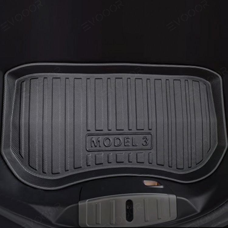 2024 Model 3 Highland All-Weather Floor Mats Full Set Trunk Mat Cargo Mat Frunk Cargo Liner for Tesla