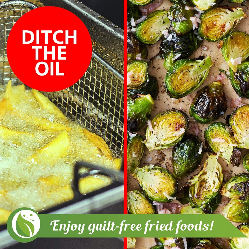 3.2-Quart Small Electric Air Fryer. Timer & Temp. Control (Black. Silver) (AF-300BK)