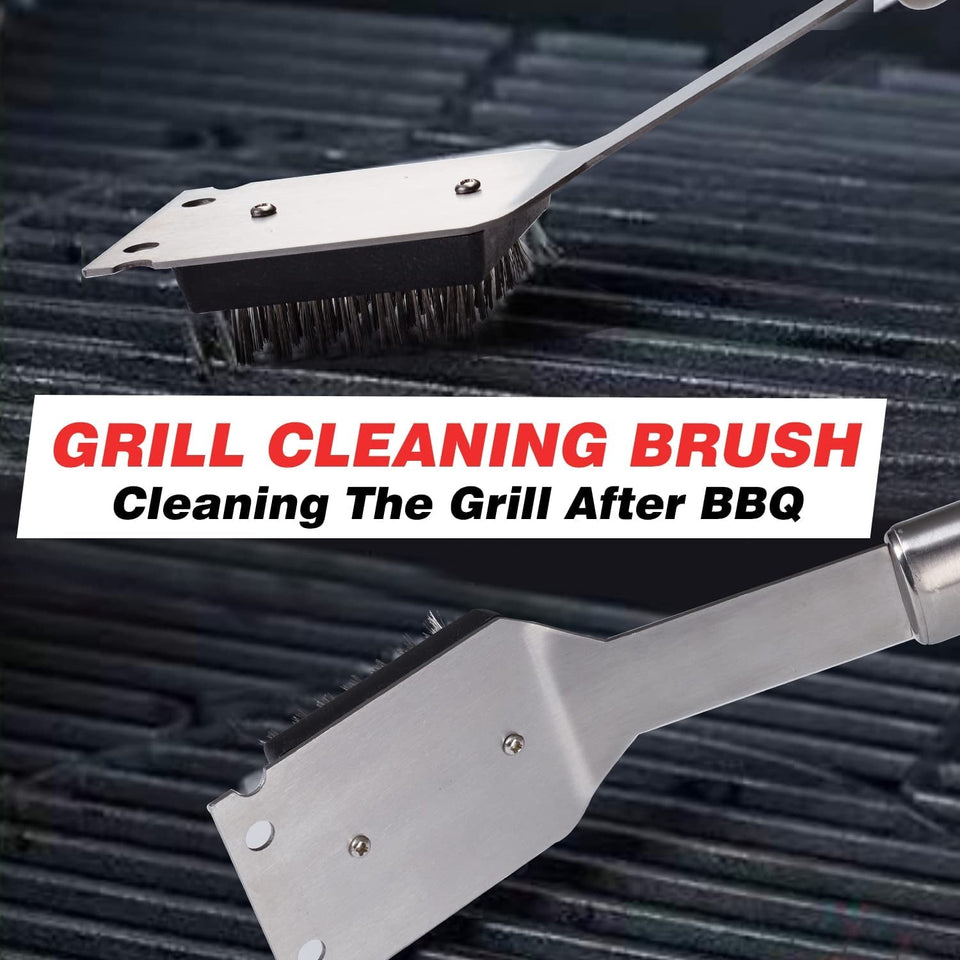 20Pcs Grill Tools Set.Stainless Steel BBQ Tools Set with Thermometer and Portable Case.Premium Grill Utensil Set-Ideal Grilling Gifts for Men&Women on Father'S Day. Christmas.Birthday