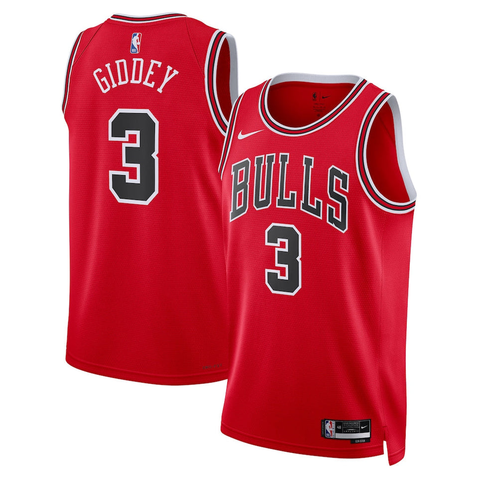 Josh Giddey Chicago Bulls 2026 Icon Edition Youth NBA Swingman Jersey