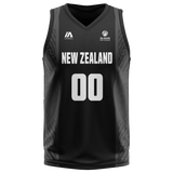 New Zealand Tall Blacks #00 National Black Official Mens Jersey