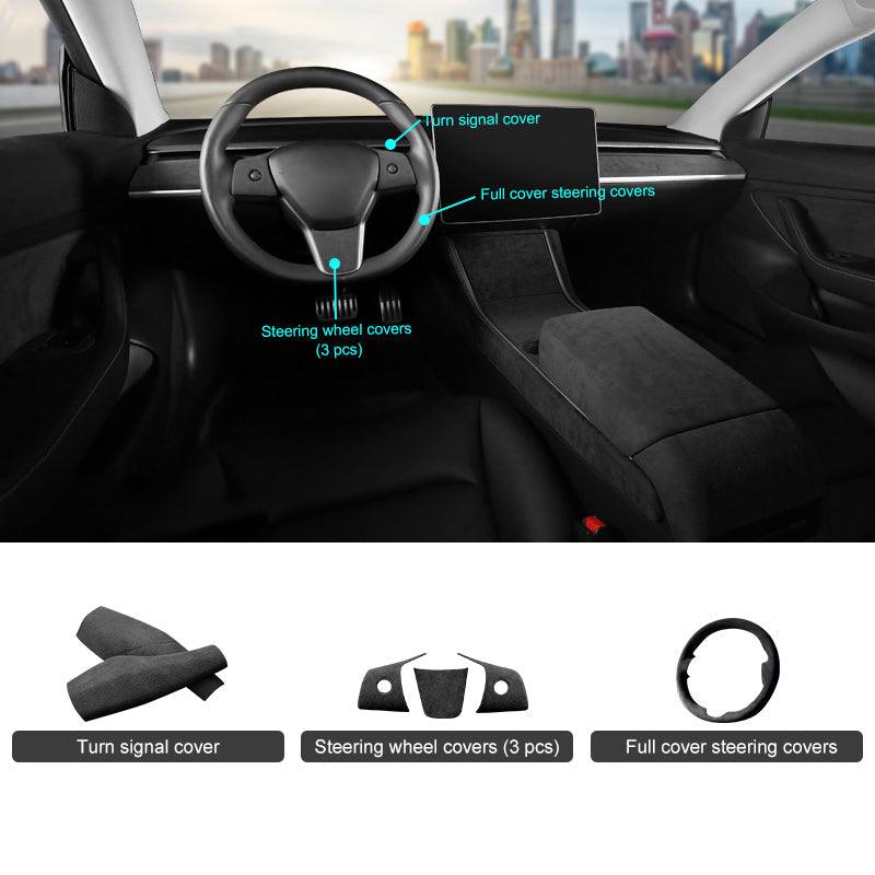 Model 3/Y Alcantara Accessories for Tesla