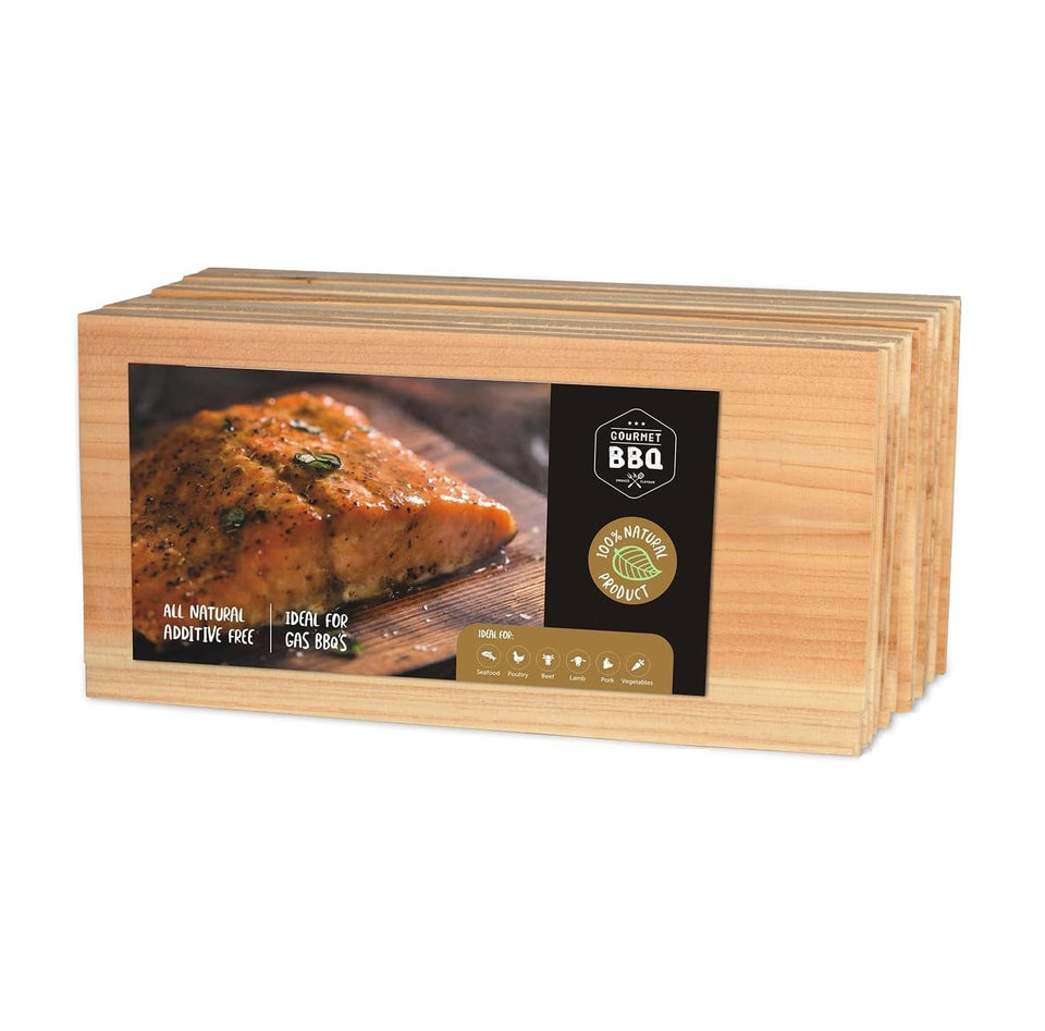 12 PK. Cedar Planks for Grilling Salmon.11X 5.5 Better Smoking. Add Best Smoky Flavor to Salmon. Veggies. Restaurant Quantity