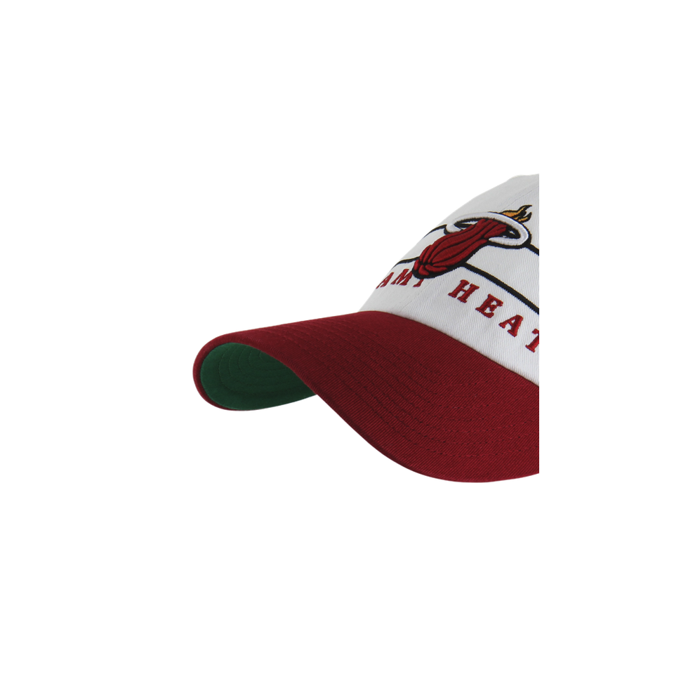 '47 Brand Miami HEAT Double Header Cleanup Dad Hat
