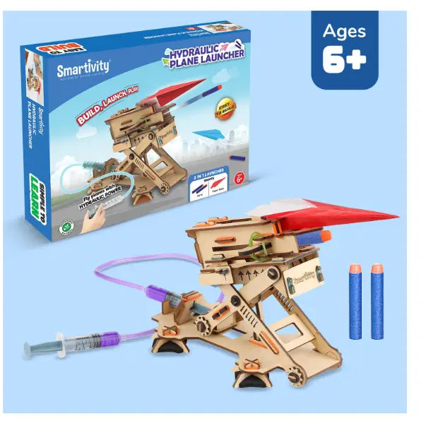 Smartivity®  Hydraulic Plane Launcher