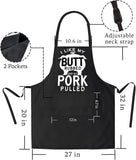 2 Pack-Funny Aprons for Men Birthday Gifts for Dad Mens Gifts Birthday Gifts for Men Kitchen Chef Grilling Cooking BBQ Apron