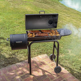 12201570-A1 American Gourmet Offset Smoker. Black.Standard