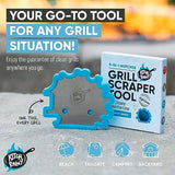 Grill Scraper for Outdoor Grill - BBQ Grill Accessories. Bristle-Free Camping Accessories. Perfect BBQ Gifts for Men Who like Grilling. Stocking Stuffers for Adults. Dads Who Have Everything