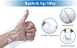 Disposable Food Gloves - Food Handling. Cooking. Kitchen Cleaning and Hygien 200 Count (Pack of 1)