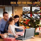 22Pcs Grilling Accessories. BBQ Accessories with Aluminum Case. Stainless Steel Grill Set Tools for Outdoor Camping&Barbecue. Grilling Gifts for Men Dad Fathers Day