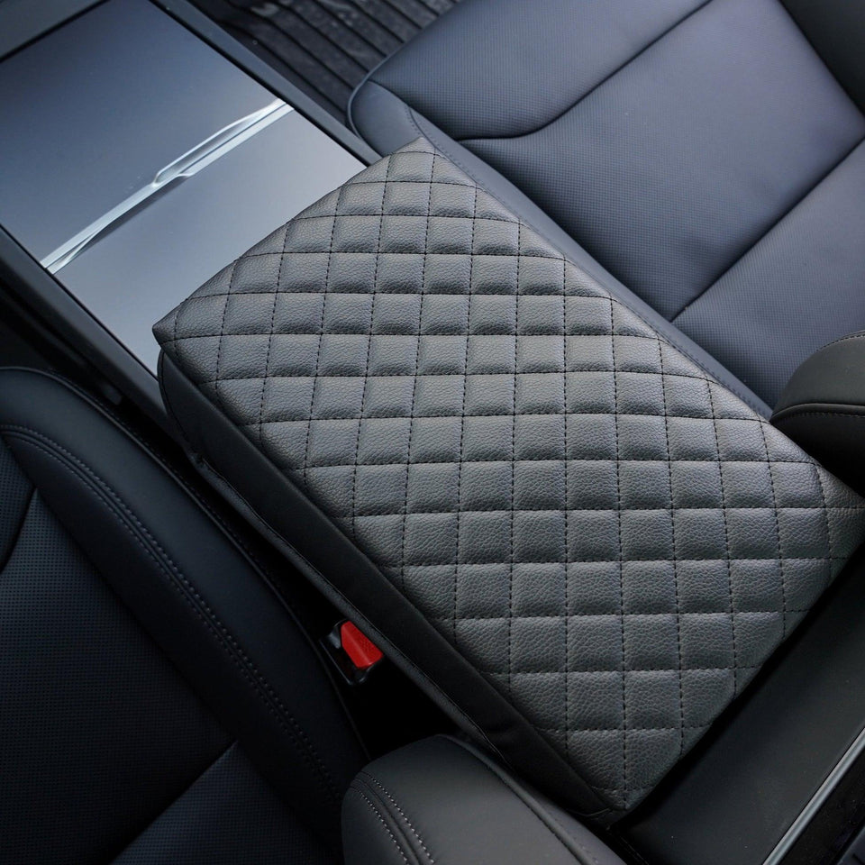 2024 Model 3 Highland Armrest Cover PU Leather for Tesla