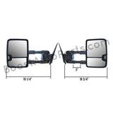 2023-2025 Chevy Colorado / GMC Canyon Tow Mirrors (Style 2)
