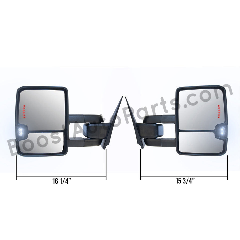 2023-2025 Chevy Colorado / GMC Canyon Tow Mirrors (Style 2)