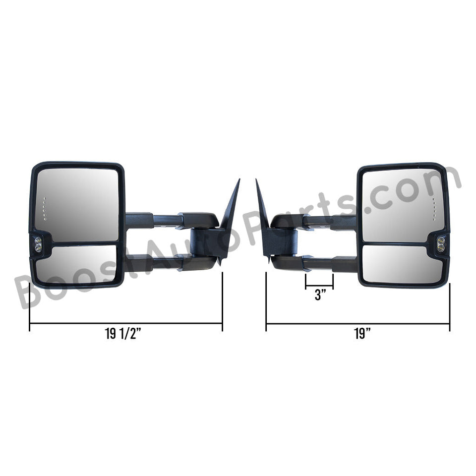 2015-2020 GM SUV Tow Mirrors (Tahoe. Yukon. Suburban)
