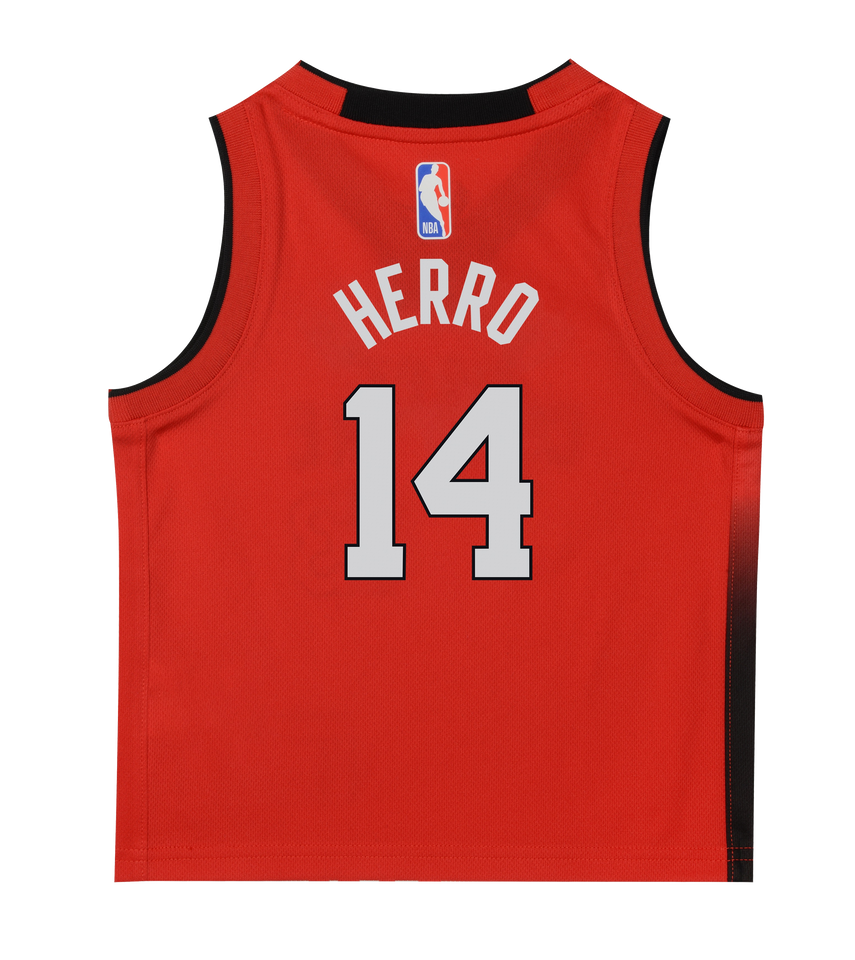 Tyler Herro Nike HEAT Culture: Blood Red Toddler Replica Jersey
