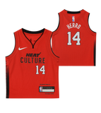 Tyler Herro Nike HEAT Culture: Blood Red Toddler Replica Jersey