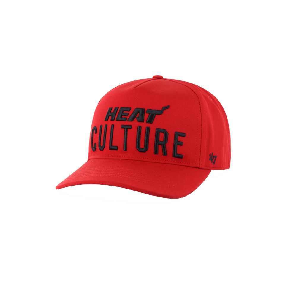'47 Brand HEAT Culture: Blood Red Wordmark Snapback
