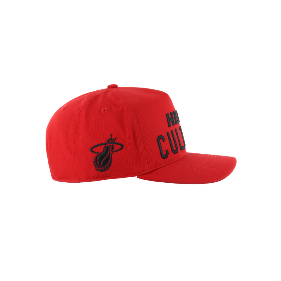 '47 Brand HEAT Culture: Blood Red Wordmark Snapback