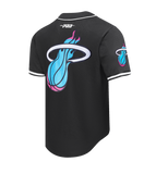 Pro Standard Miami HEAT Original Vice Nights Baseball Jersey