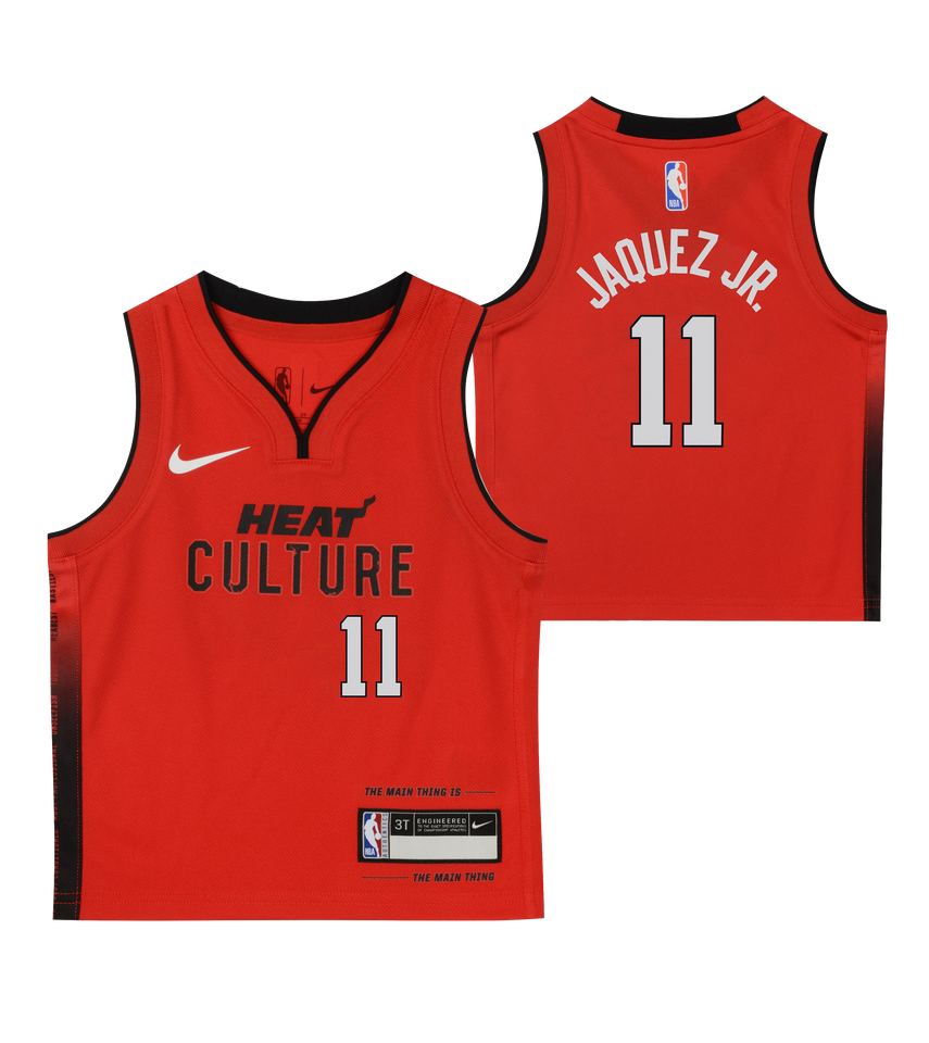 Jaime Jaquez Jr. Nike HEAT Culture: Blood Red Infant Replica Jersey