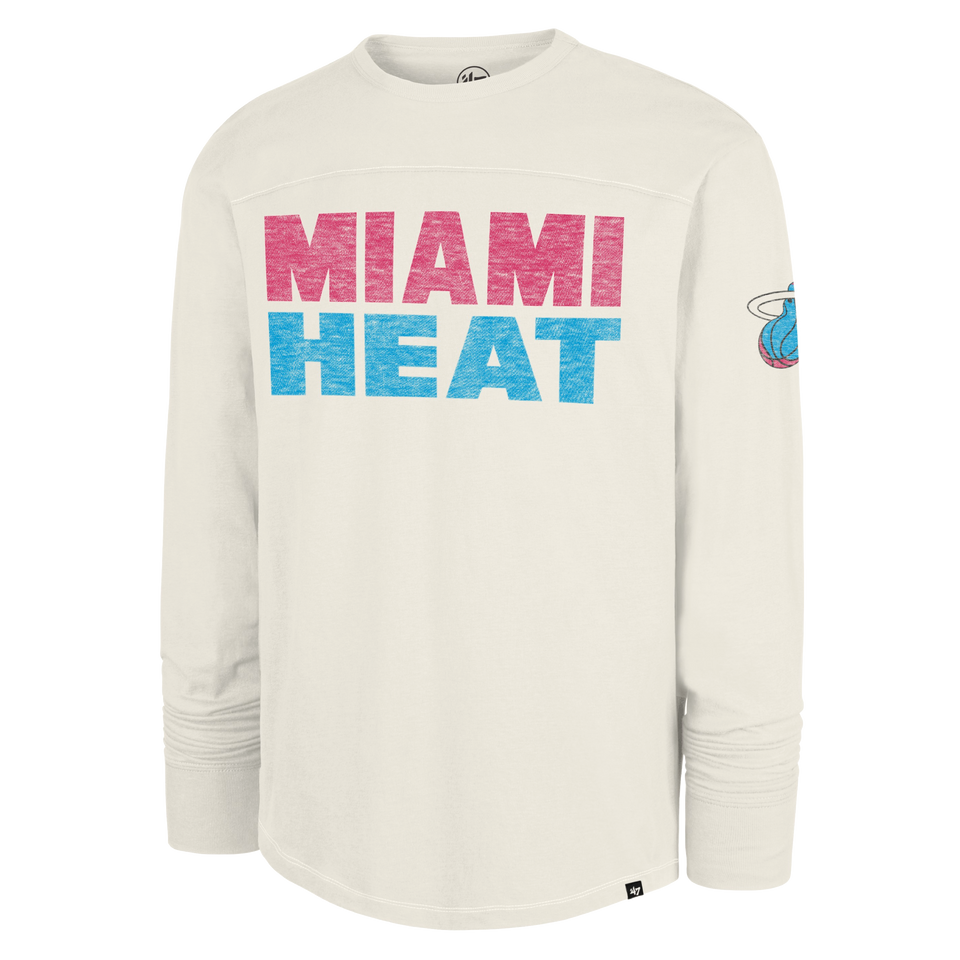 '47 Brand Miami HEAT Original Vice Long Sleeve Tee