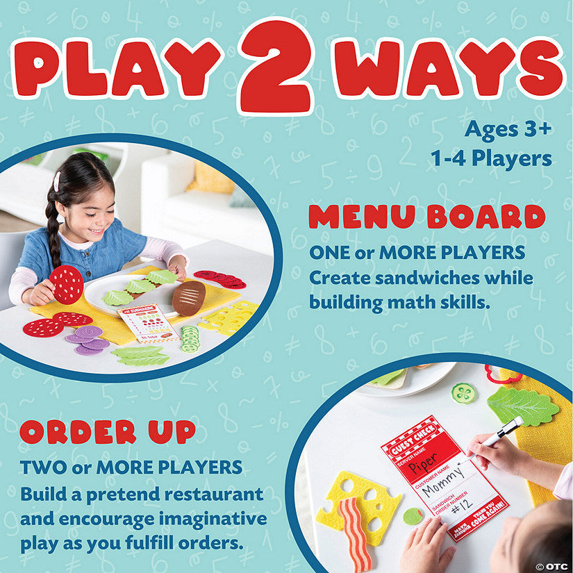 Peaceable Kingdom Math Sandwich