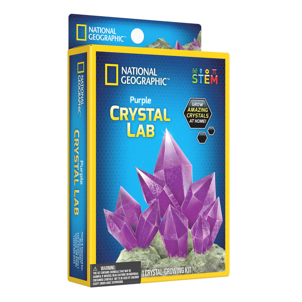 Blue Marble National Geographic Purple Crystal Lab