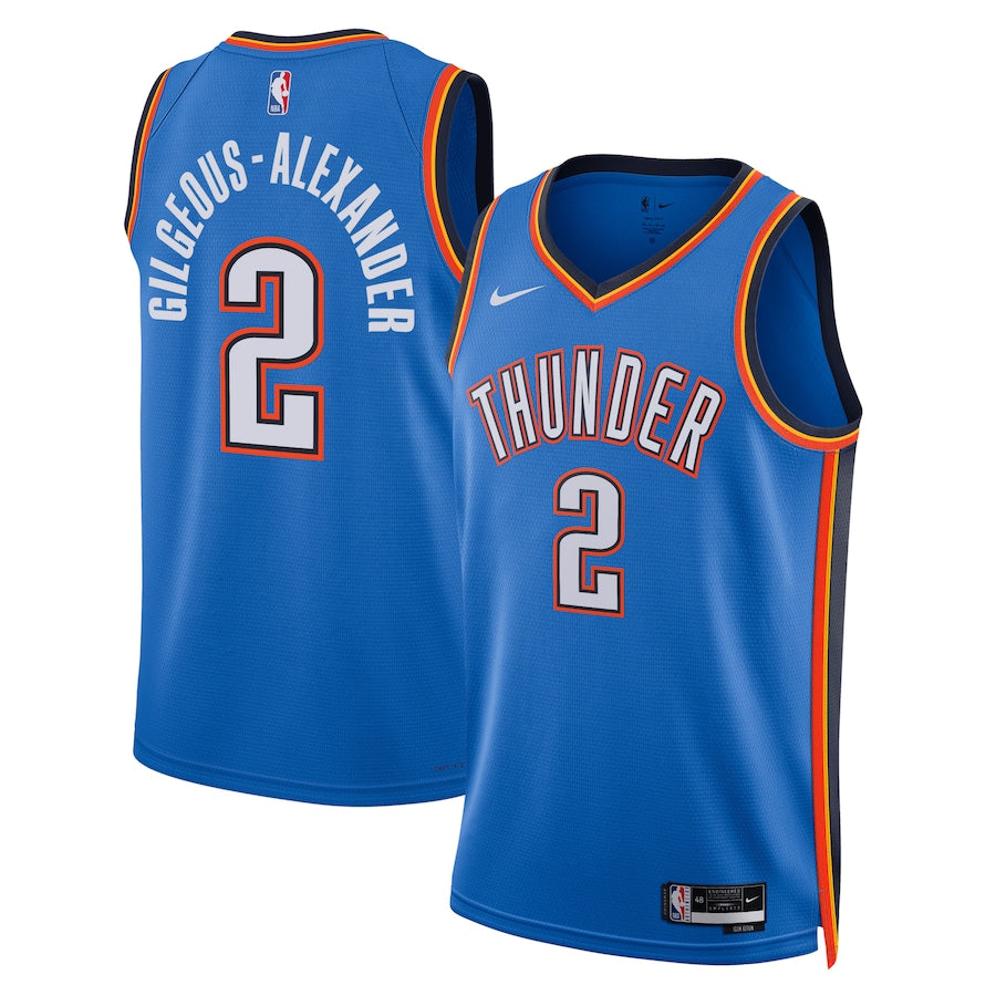 Shai Gilgeous-Alexander Oklahoma City Thunder 2026 Icon Edition Youth NBA Swingman Jersey