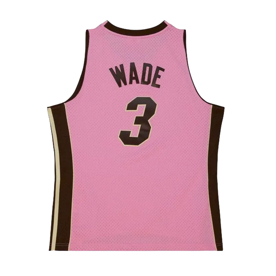 Dwyane Wade Mitchell & Ness Miami HEAT 2005-06 Pink Bacon Jersey