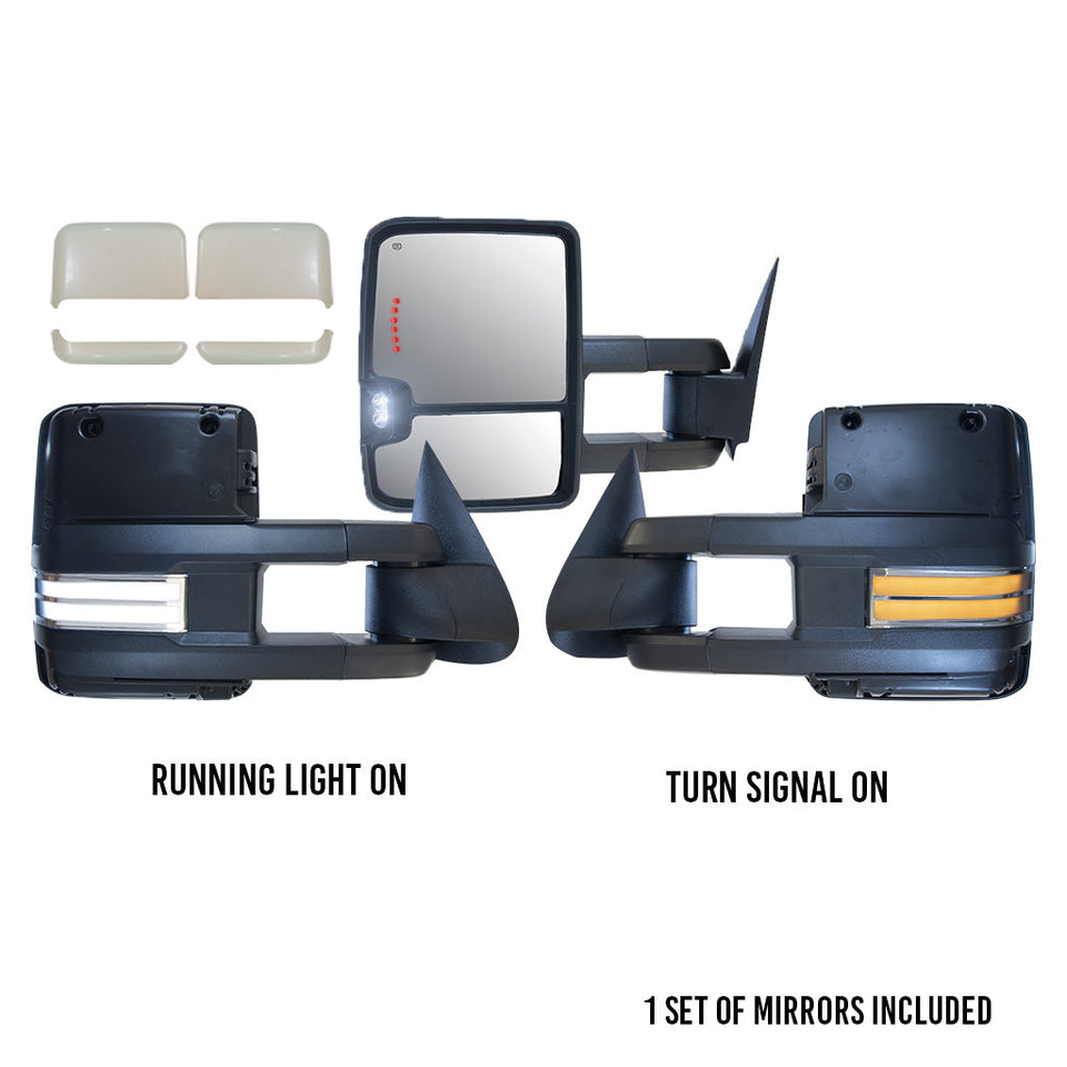 2015-2020 GM SUV Tow Mirrors (Tahoe. Yukon. Suburban)