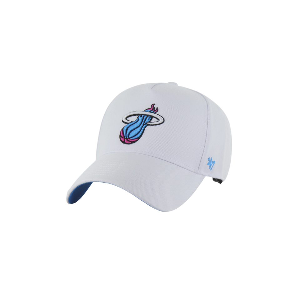 '47 Brand Miami HEAT Original Vice White Snapback