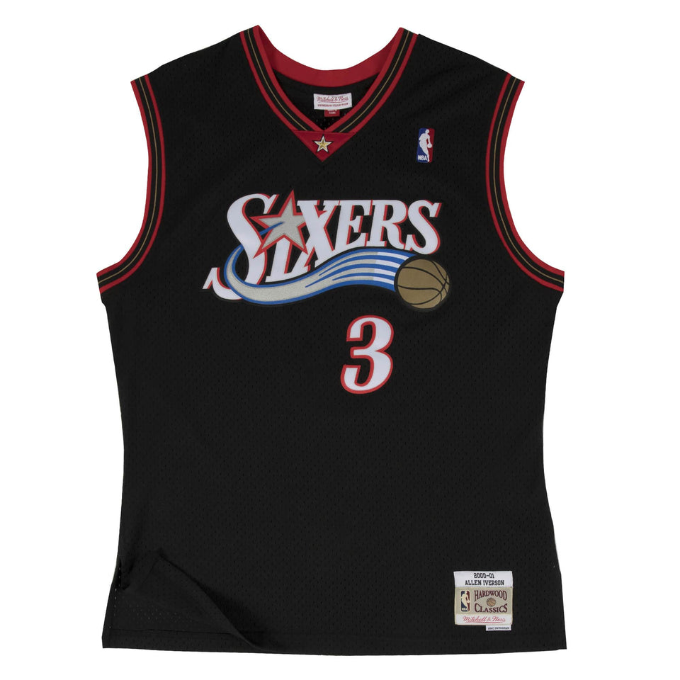 Allen Iverson Philadelphia 76ers HWC 2000/01 Throwback NBA Swingman Jersey