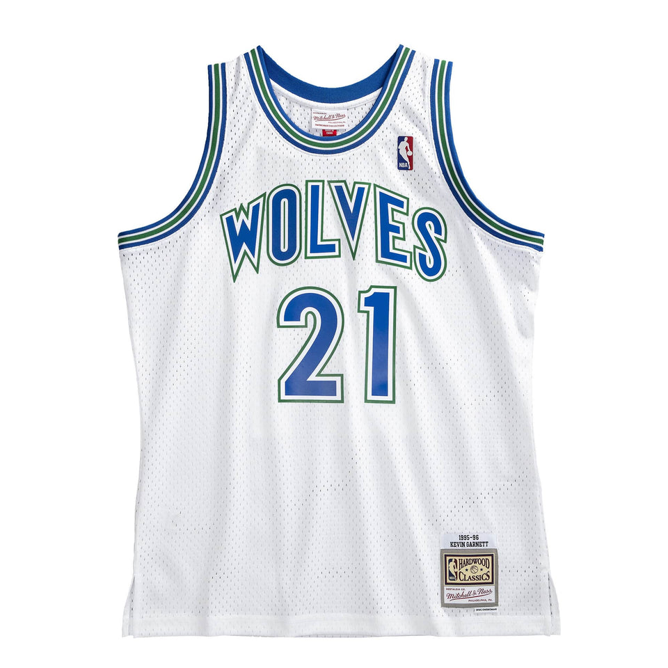 Kevin Garnett Minnesota Timberwolves Hardwood Classics Throwback NBA Swingman Jersey