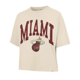 '47 Brand Miami HEAT Shale Women's Crop Top