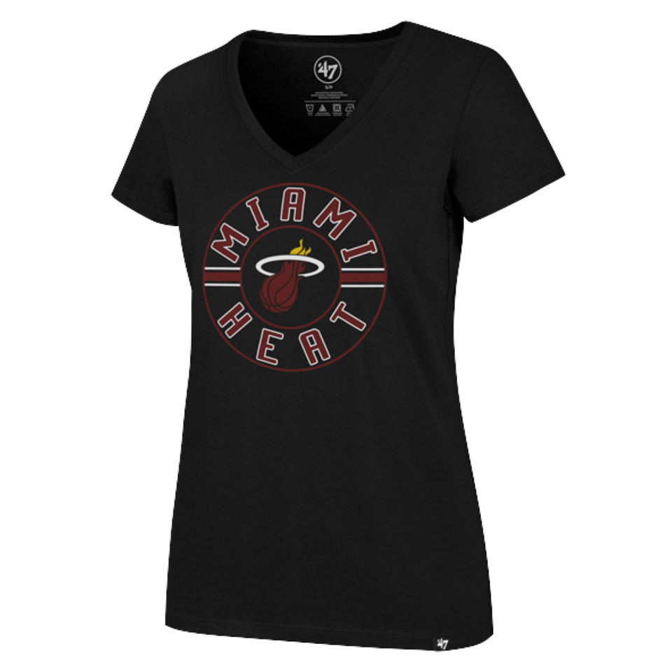 '47 Brand Miami HEAT Ladies Ultra Rival V-neck