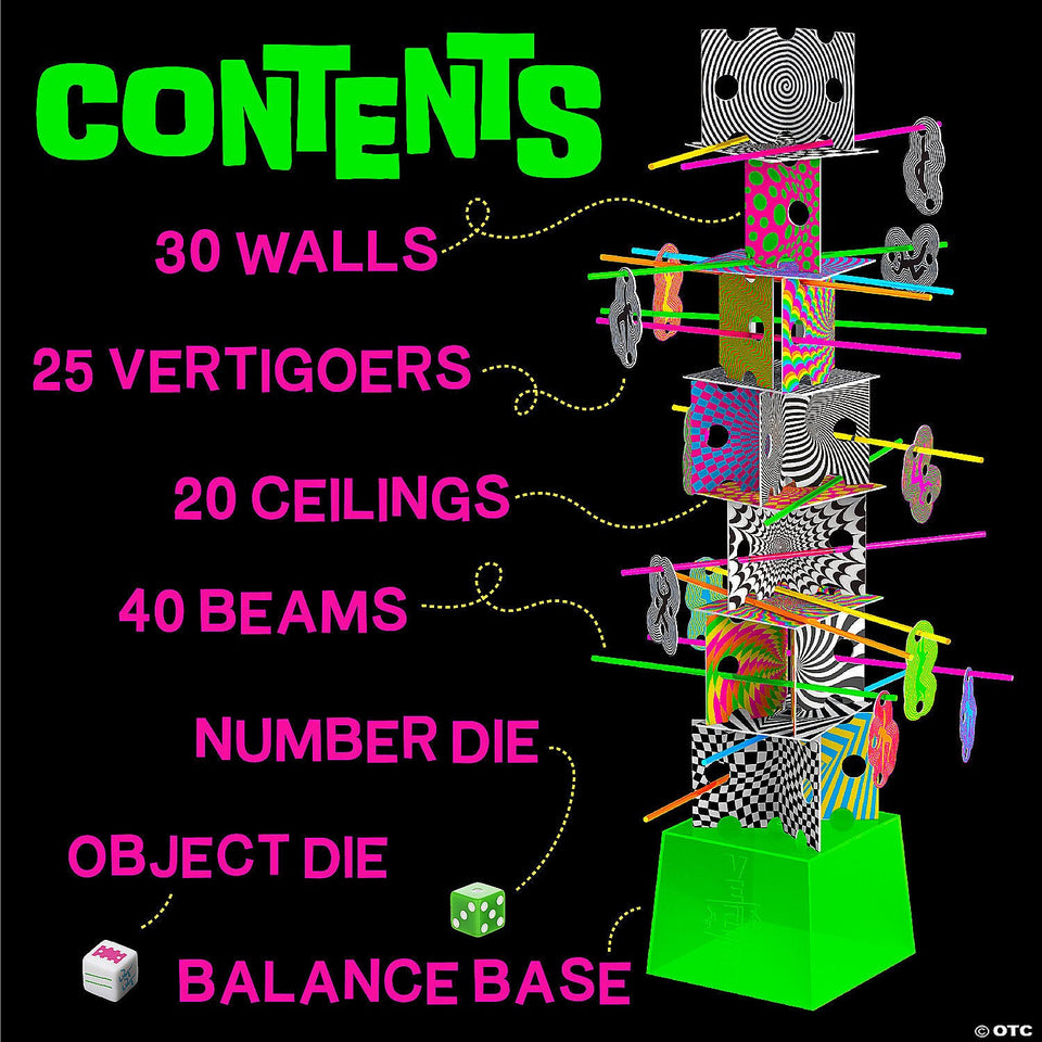 Vertigo: A Suspenseful Stacking Game of Balance and Strategy