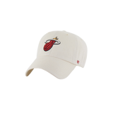 '47 Brand Miami HEAT Cream Logo Dad Hat